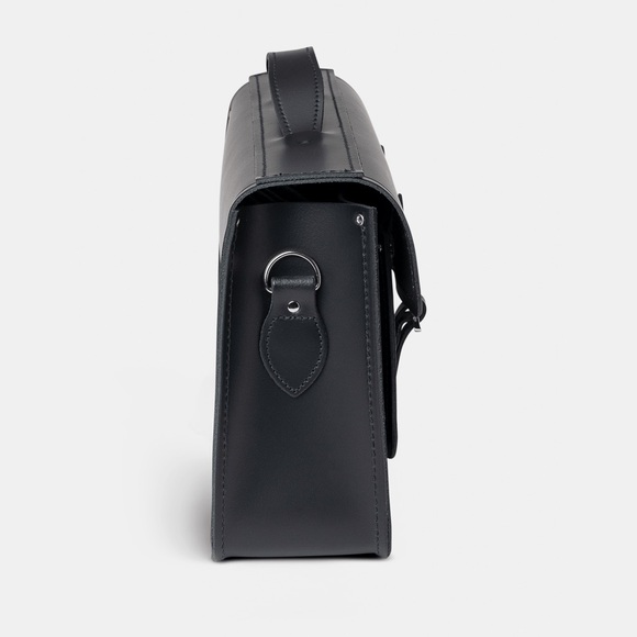 15” Black Satchel Briefcase (Batchel) - Picture 3 of 5